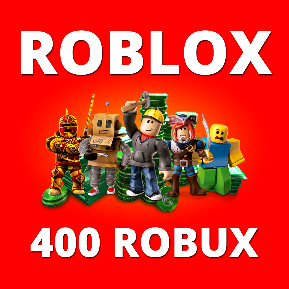 Roblox Cartão Presente 400 Robux