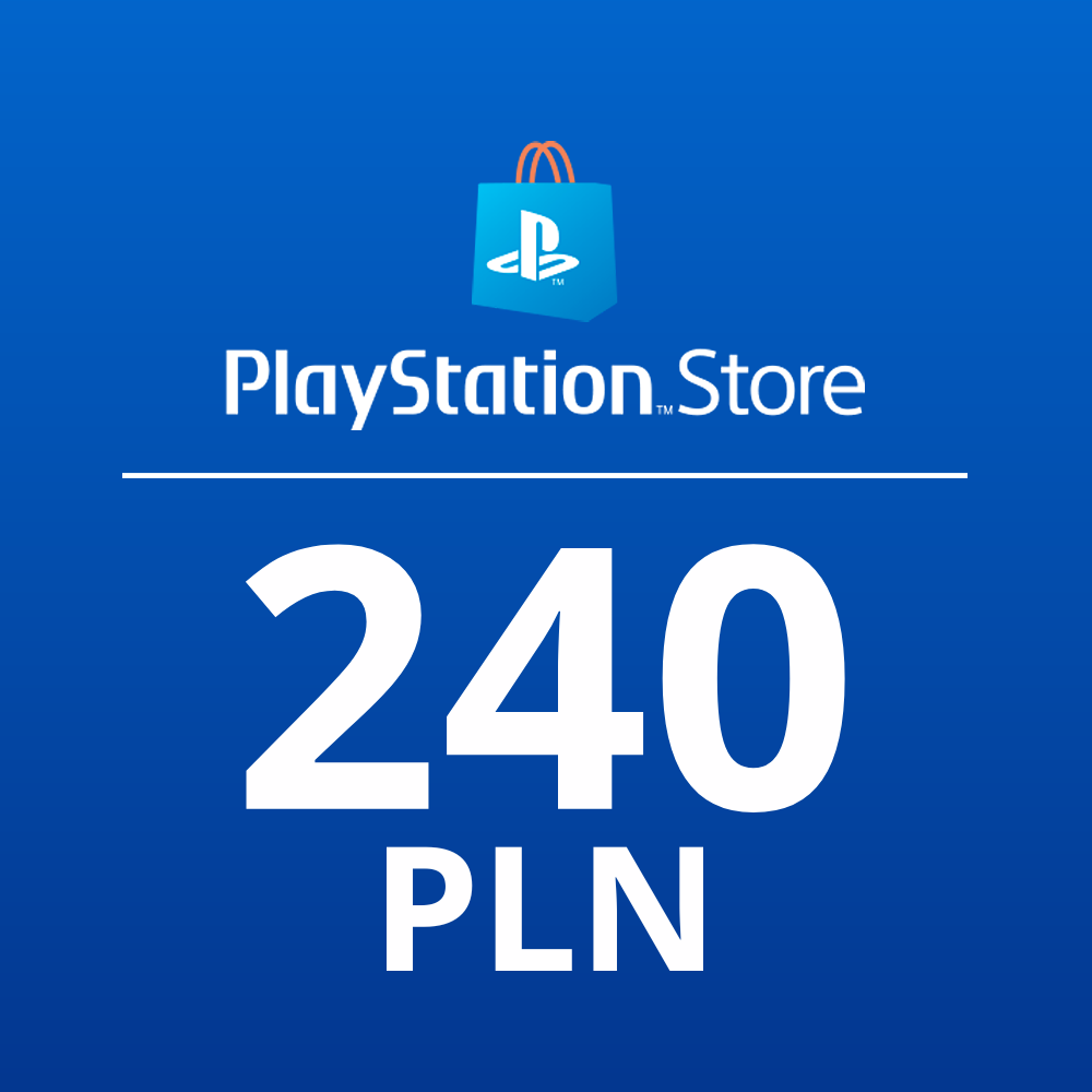 PlayStation Network - doładowanie 240 PLN (zł)