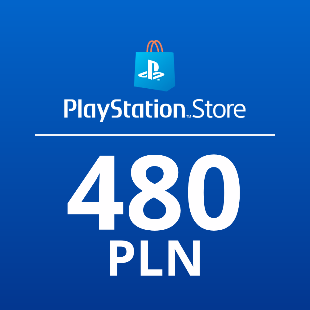 PlayStation Network - doładowanie 480 PLN (zł)