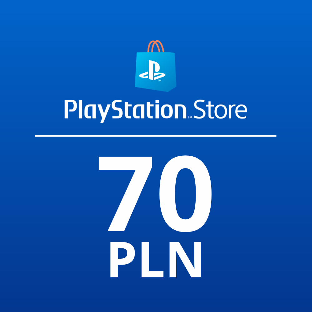 PlayStation Network - doładowanie 70 PLN (zł)