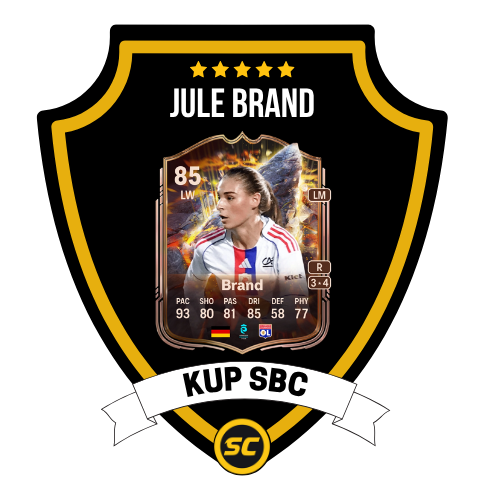 EA FC 26 SBC Jule Brand - PS4, PS5, Xbox One, Xbox Series X, Xbox Series S