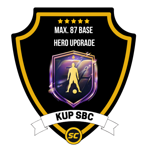 EA FC 26 SBC Max. 87 Base Hero Upgrade - PS4, PS5, Xbox One, Xbox Series X, Xbox Series S