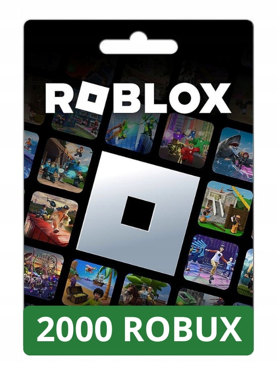 Roblox - 2000 ROBUX (gift card / code)