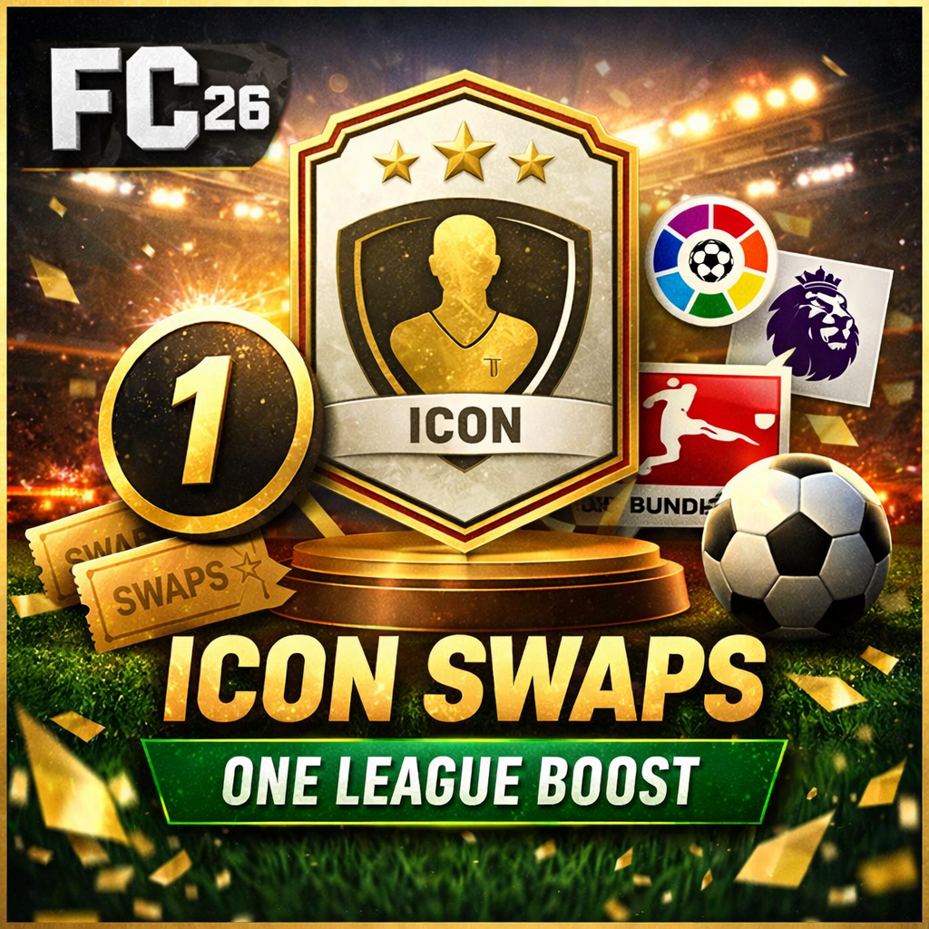 FC 26 Icon Swaps Boost - 1 Token (One League: Premier League, Bundesliga, La Liga)