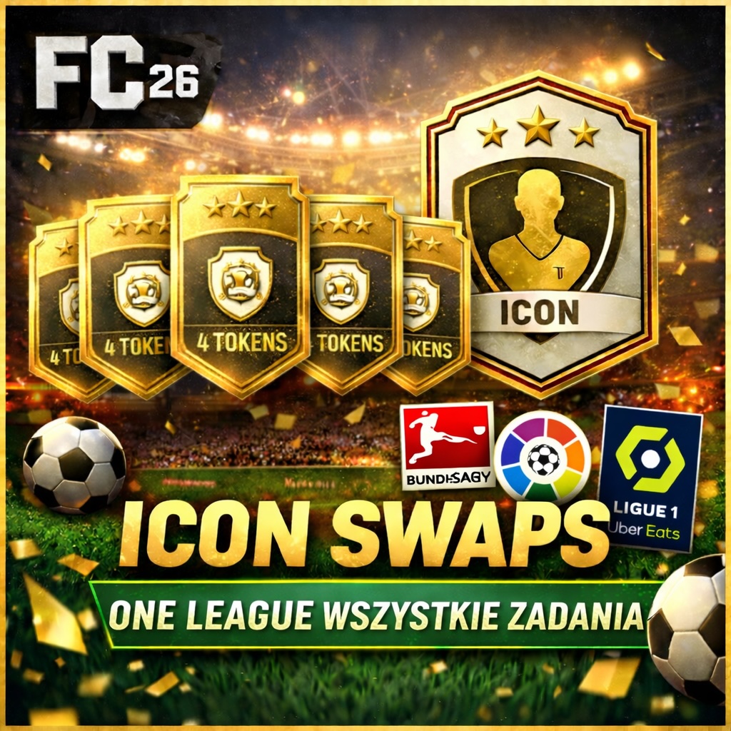 FC 26 Icon Swaps Boost – 4 Tokeny (wszystkie z One League)