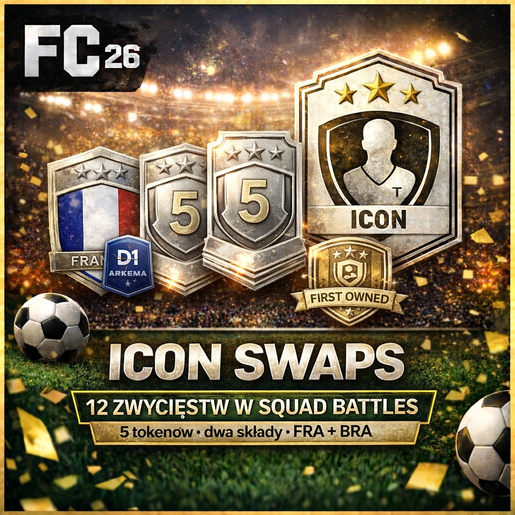 FC 26 Icon Swaps Boost - 5 Tokenów (12 zwycięstw w Squad Battles)