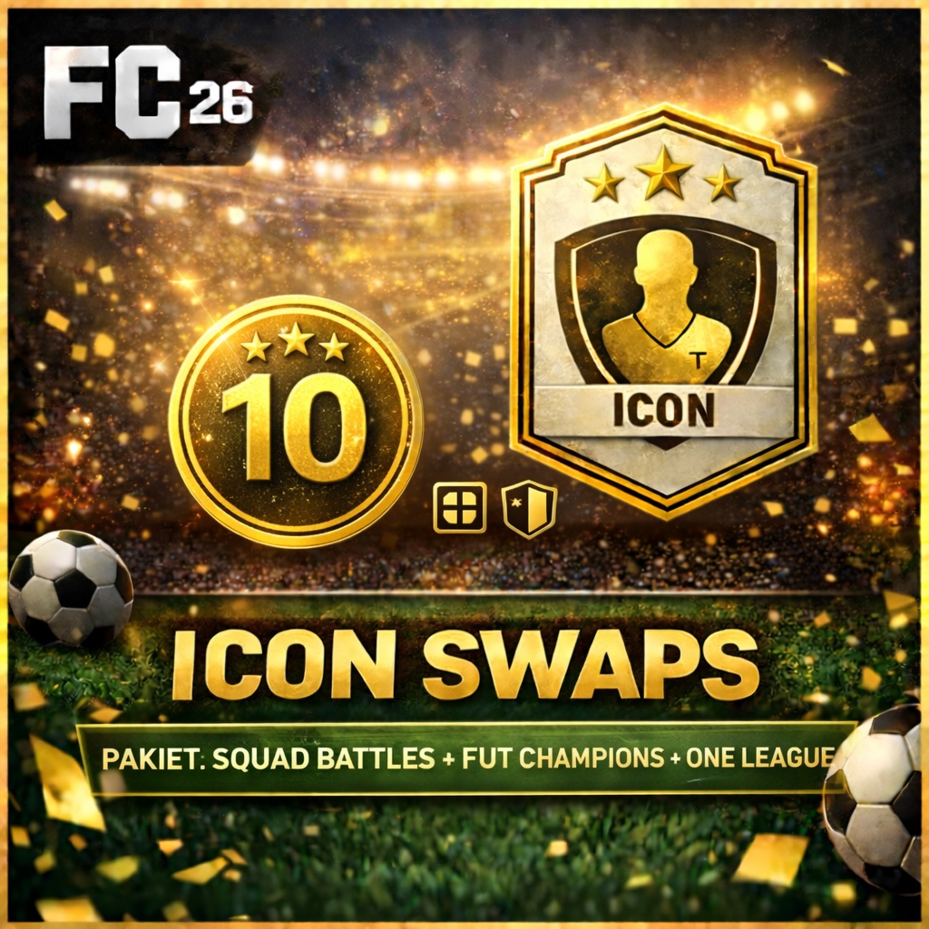 FC 26 Icon Swaps Boost - 10 Tokenów (Pakiet: Squad Battles + FUT Champions + One League)