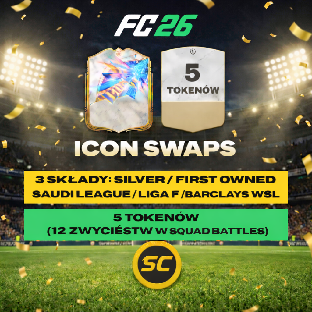 FC 26 Icon Swaps Boost - 5 Tokenów (12 zwycięstw w Squad Battles)