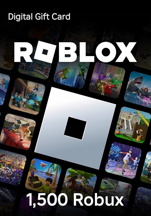 Roblox - 1500 ROBUX (gift card / code)
