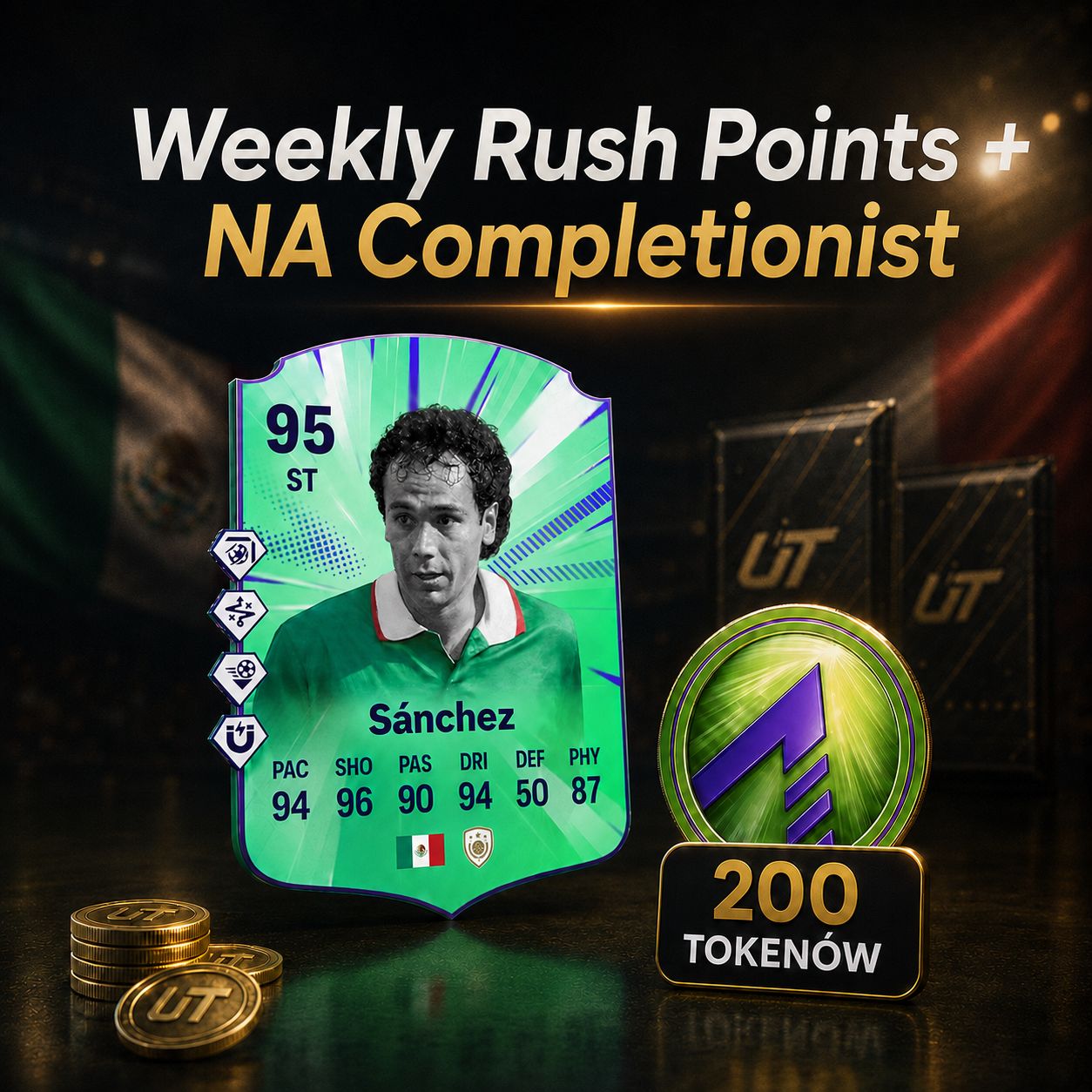 Weekly Rush Points + North America Completionist - 200 tokenów