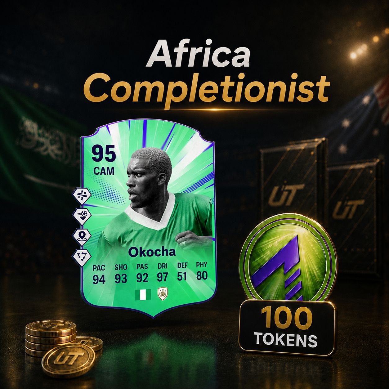 Africa Completionist - Okocha - 100 Tokens