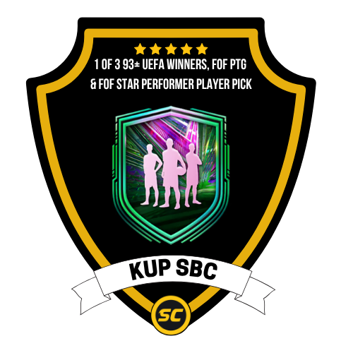 EA FC 26 SBC 1 of 3 93+ UEFA Winners, FOF PTG & FOF Star Performer Player Pick - PS4, PS5, Xbox One, Xbox Series X, Xbox Series S