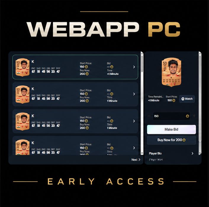 FC 27 - konto z odblokowanym rynkiem transferowym WebApp na platformę PC (wczesny dostęp)