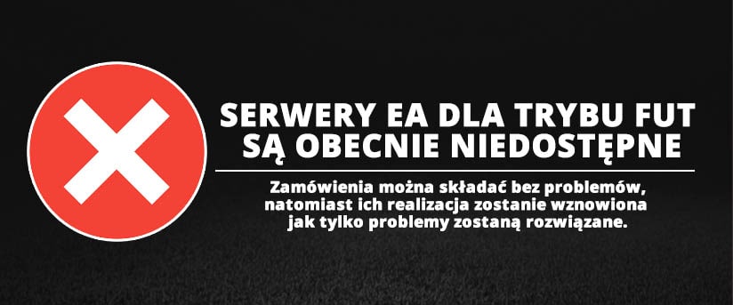 Występują problemy z serwerami FUT