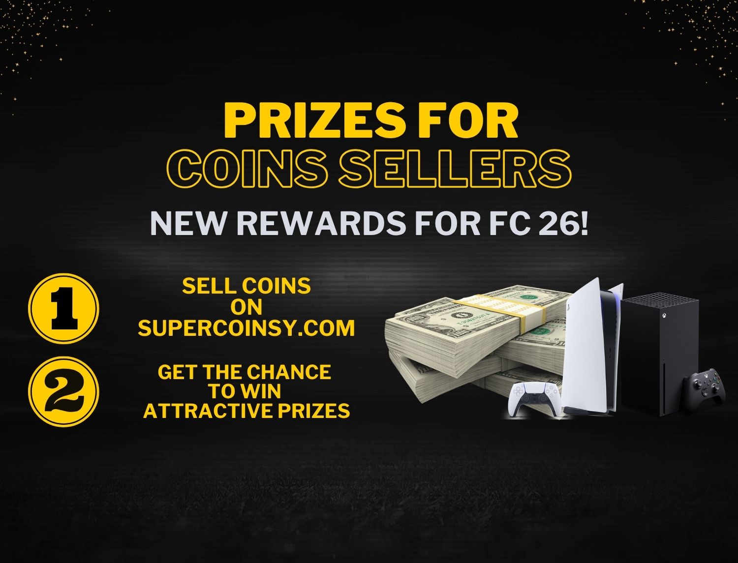 Prizes for coins sellers