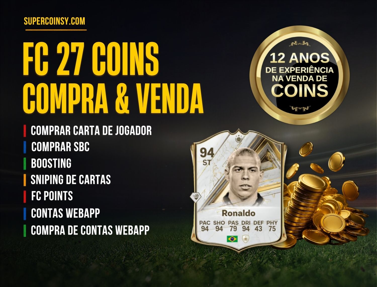 Compra e vende moedas FC 27