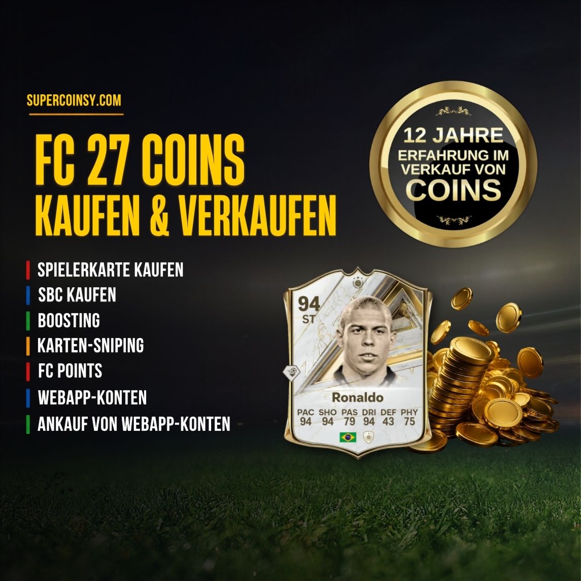 FC 27 Coins kaufen und verkaufen