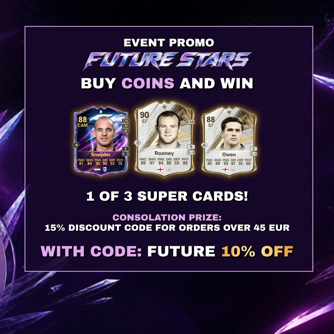 FUTURE STARS Promo: FC 27 Coins -10% Off & Cards to Win