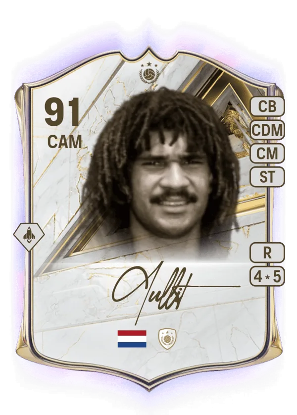 Ruud Gullit (Base Icon, OVR 91, CAM) - PS4, PS5, XSX, XSS, XOne