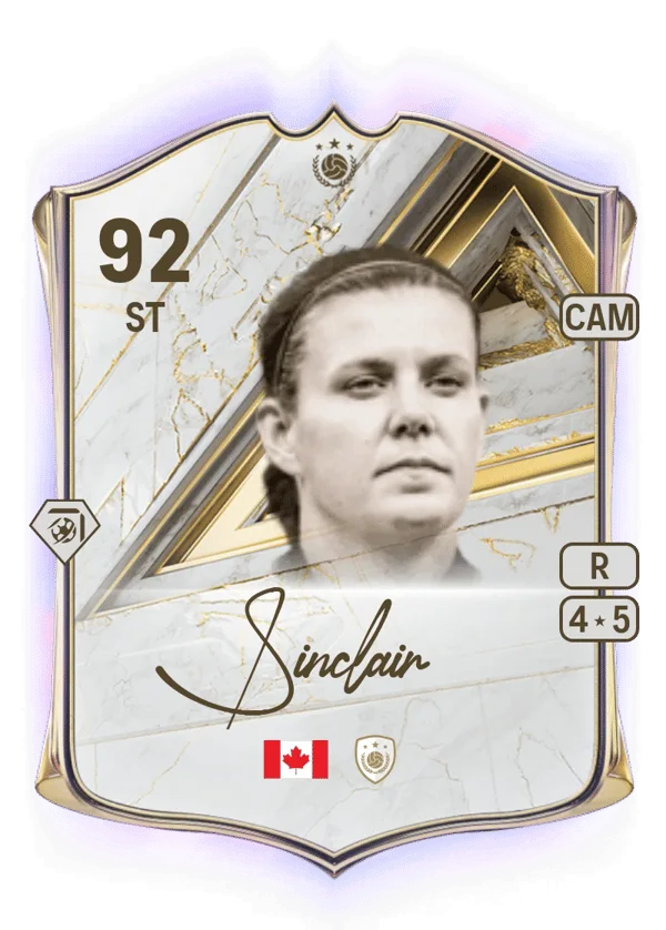 Christine Sinclair (Base Icon, OVR 92, ST) - PC
