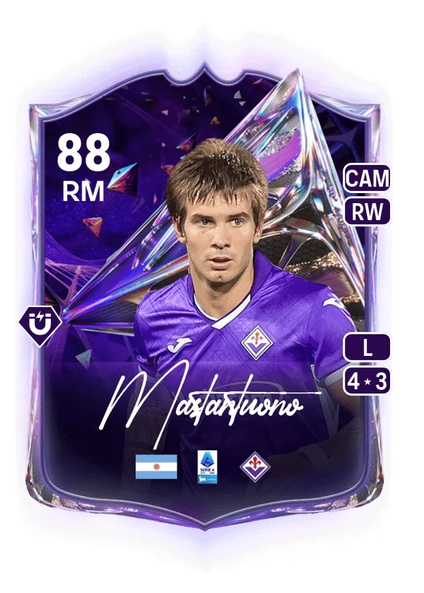 Franco Mastantuono (Future Stars, OVR 88, RM) - PC