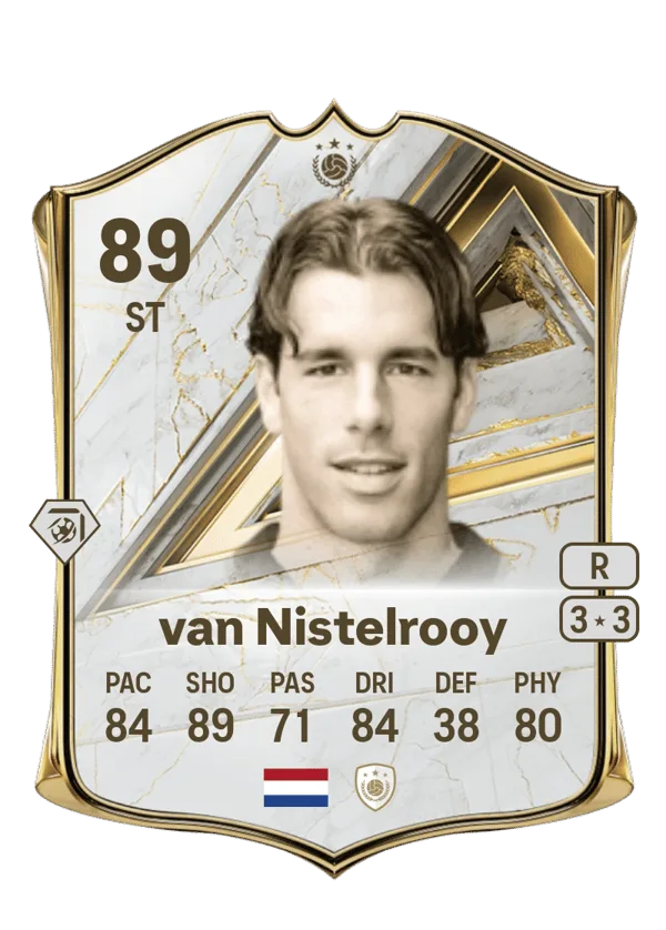 Ruud van Nistelrooy (Base Icon, OVR 89, ST) - PS4, PS5, XSX, XSS, XOne