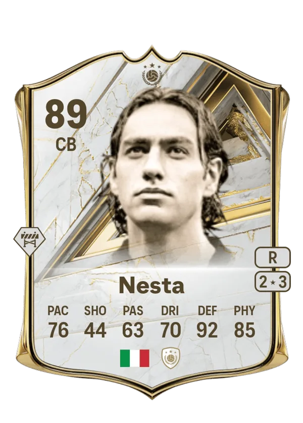 Alessandro Nesta (Base Icon, OVR 89, CB) - PS4, PS5, XSX, XSS, XOne