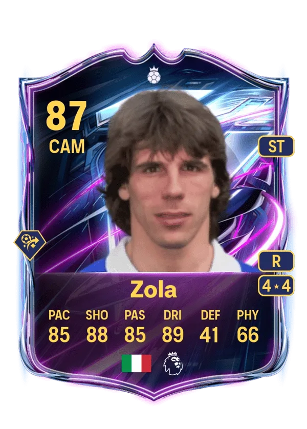 Gianfranco Zola (Base Hero, OVR 87, CAM) - PS4, PS5, XSX, XSS, XOne
