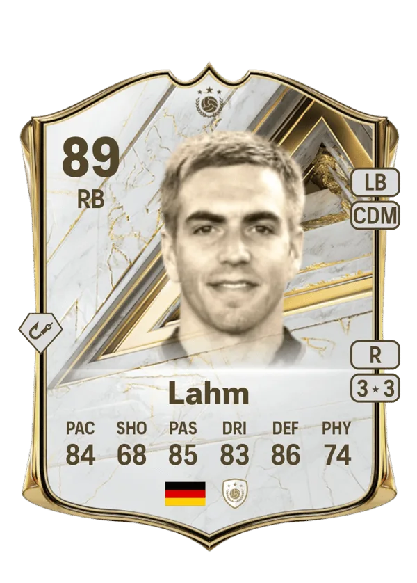 Philipp Lahm (Base Icon, OVR 89, RB) - PS4, PS5, XSX, XSS, XOne