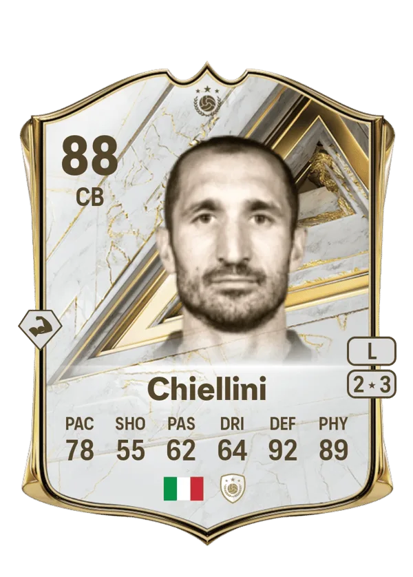 Giorgio Chiellini (Base Icon, OVR 88, CB) - PS4, PS5, XSX, XSS, XOne