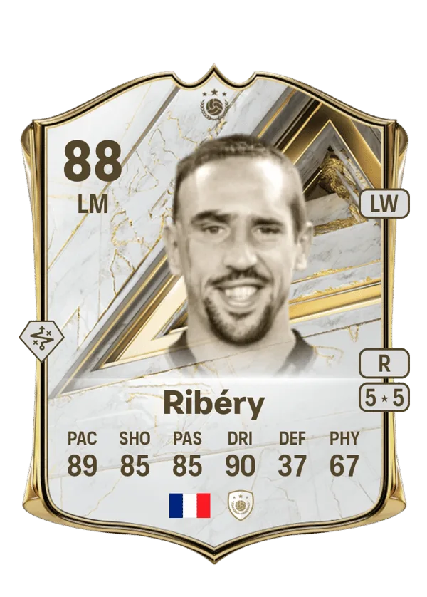 Franck Ribéry (Base Icon, OVR 88, LM) - PS4, PS5, XSX, XSS, XOne