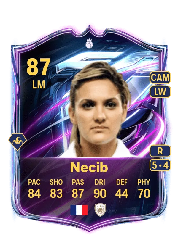 Louisa Necib (Base Hero, OVR 87, LM) - PS4, PS5, XSX, XSS, XOne