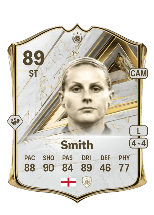 Kelly Smith (Base Icon, OVR 89, ST) - PS4, PS5, XSX, XSS, XOne