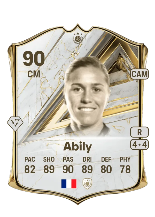 Camille Abily (Base Icon, OVR 90, CM) - PS4, PS5, XSX, XSS, XOne