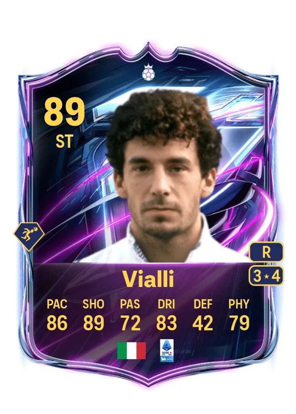 Gianluca Vialli (Base Hero, OVR 89, ST) - PS4, PS5, XSX, XSS, XOne