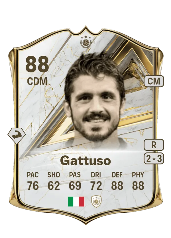 Gennaro Gattuso (Base Icon, OVR 88, CDM) - PC