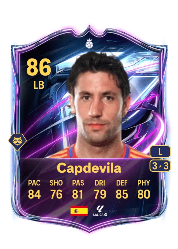 Capdevila (Base Hero, OVR 86, LB) - PS4, PS5, XSX, XSS, XOne