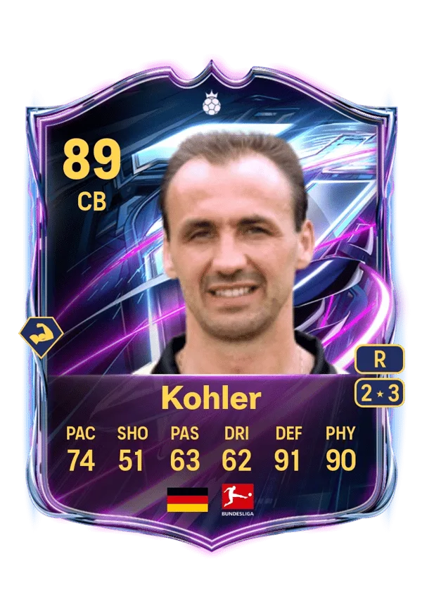 Jürgen Kohler (Base Hero, OVR 89, CB) - PS4, PS5, XSX, XSS, XOne