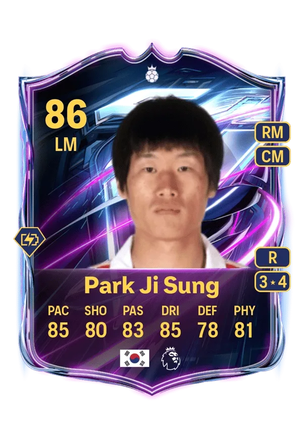 Park Ji Sung (Base Hero, OVR 86, LM) - PS4, PS5, XSX, XSS, XOne