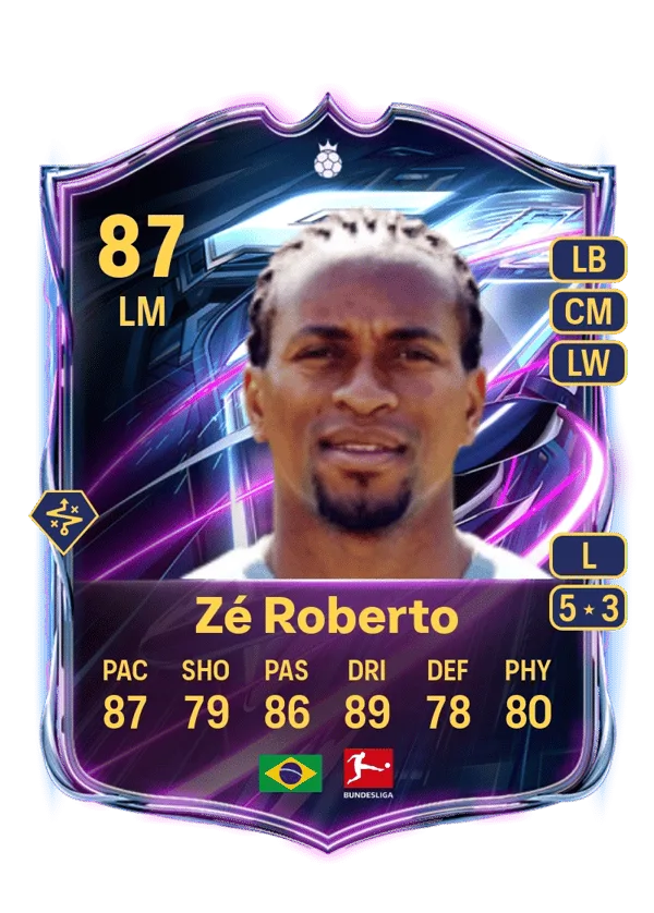 Zé Roberto (Base Hero, OVR 87, LM) - PS4, PS5, XSX, XSS, XOne