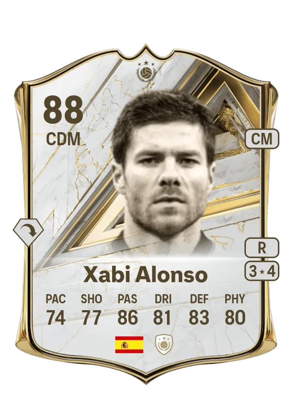 Xabi Alonso (Base Icon, OVR 88, CDM) - PS4, PS5, XSX, XSS, XOne