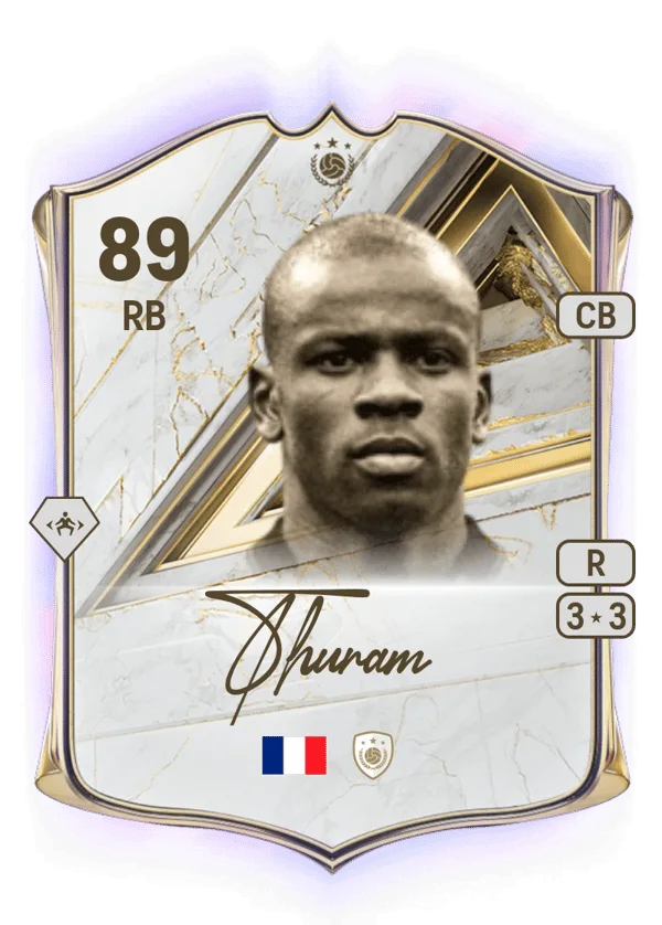 Lilian Thuram (Base Icon, OVR 89, RB) - PS4, PS5, XSX, XSS, XOne
