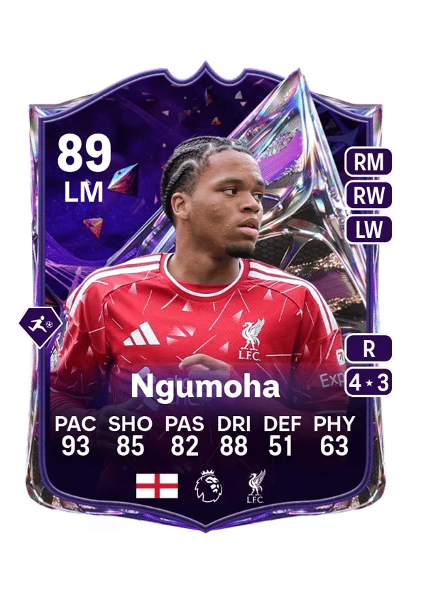 Rio Ngumoha (Future Stars, OVR 89, LM) - PS4, PS5, XSX, XSS, XOne