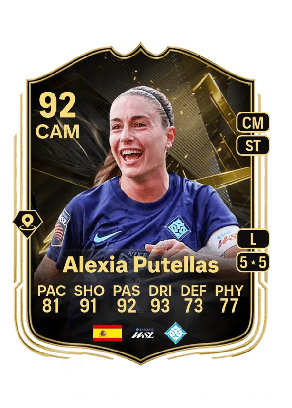 Alexia Putellas (Team of the Week, OVR 92, CAM) - PC