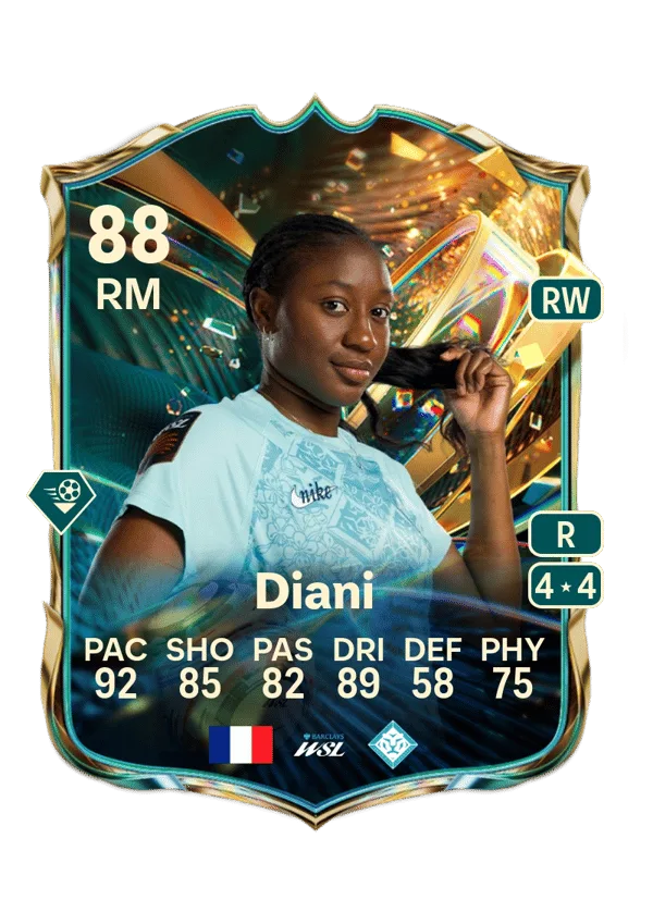 Kadidiatou Diani (Destined for Glory, OVR 88, RM) - PS4, PS5, XSX, XSS, XOne