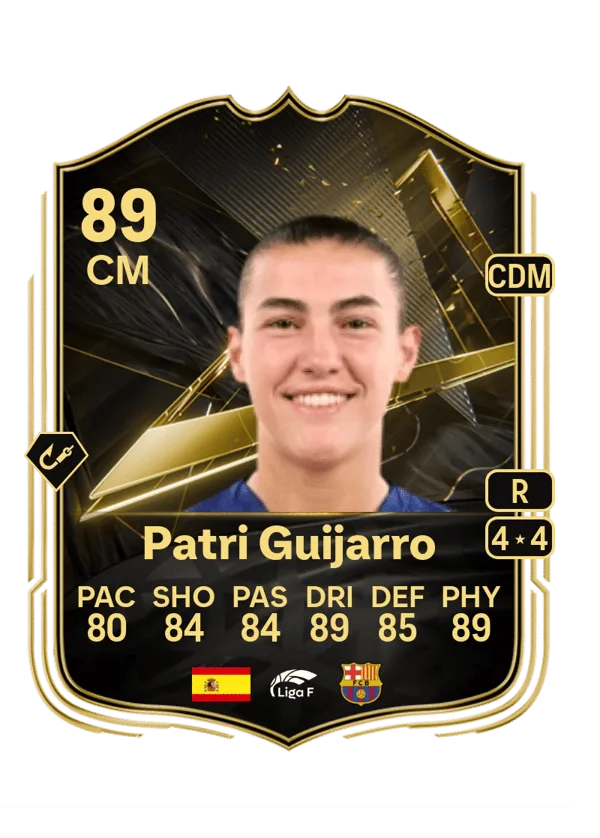 Patri Guijarro (Team of the Week, OVR 89, CM) - PC