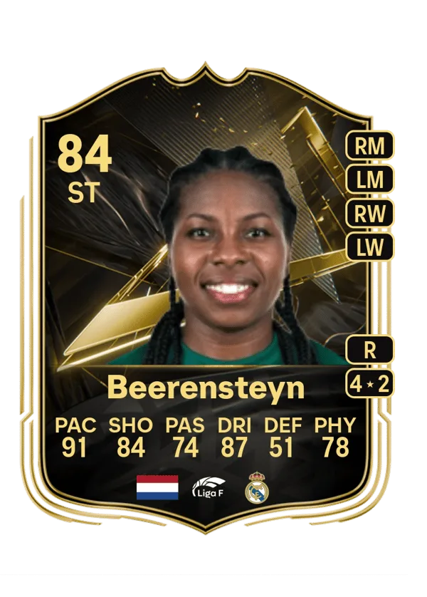 Lineth Beerensteyn (Team of the Week, OVR 84, ST) - PS4, PS5, XSX, XSS, XOne