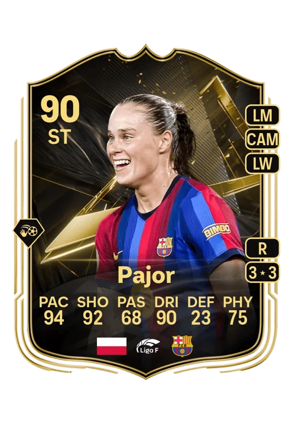 Ewa Pajor (Team of the Week, OVR 90, ST) - PC