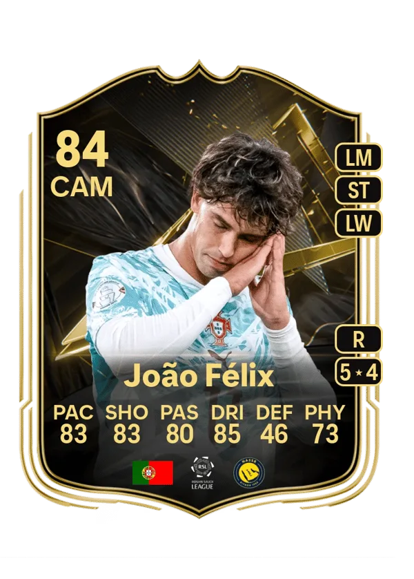 João Félix (Team of the Week, OVR 84, CAM) - PC