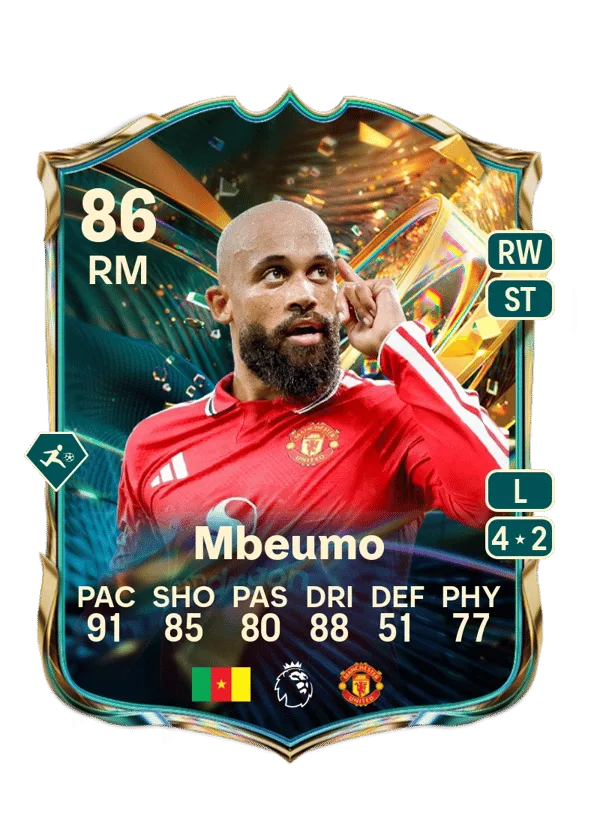 Bryan Mbeumo (Destined for Glory, OVR 86, RM) - PC